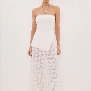 DISSH Loula White Lace Skirt